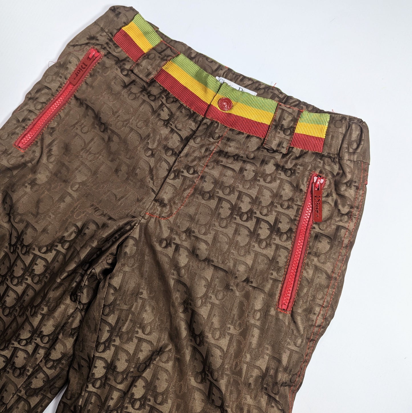 Dior by Galliano Rasta monogram pants