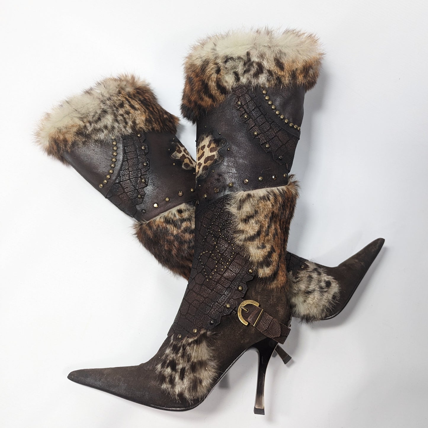 New El Dantes fur boots -EU39|6UK|8US