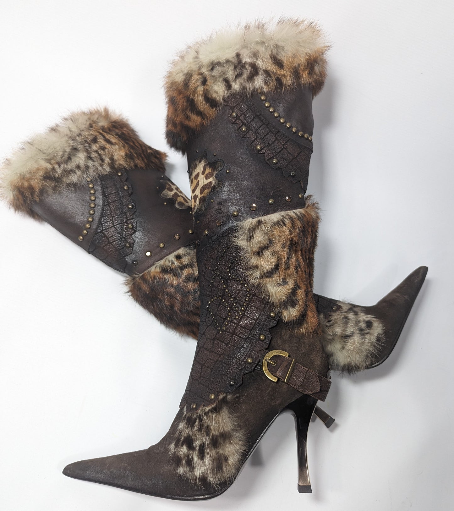 New El Dantes fur boots -EU39|6UK|8US