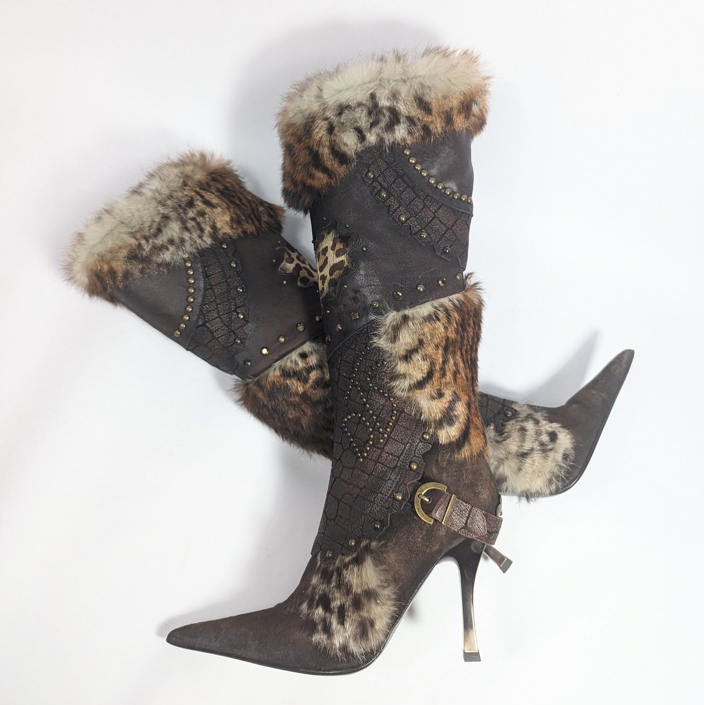 New El Dantes fur boots -EU39|6UK|8US