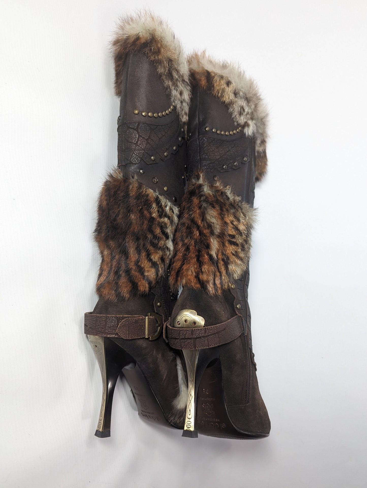 New El Dantes fur boots -EU39|6UK|8US