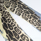 Cavalli leopard tie and dye jeans - M