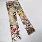 Cavalli multicolored patchwork pants - XS