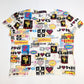 Sheer T-shirt with “I love John Galliano” monogram print