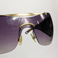 Purple “Diorito 2” mask sunglasses.