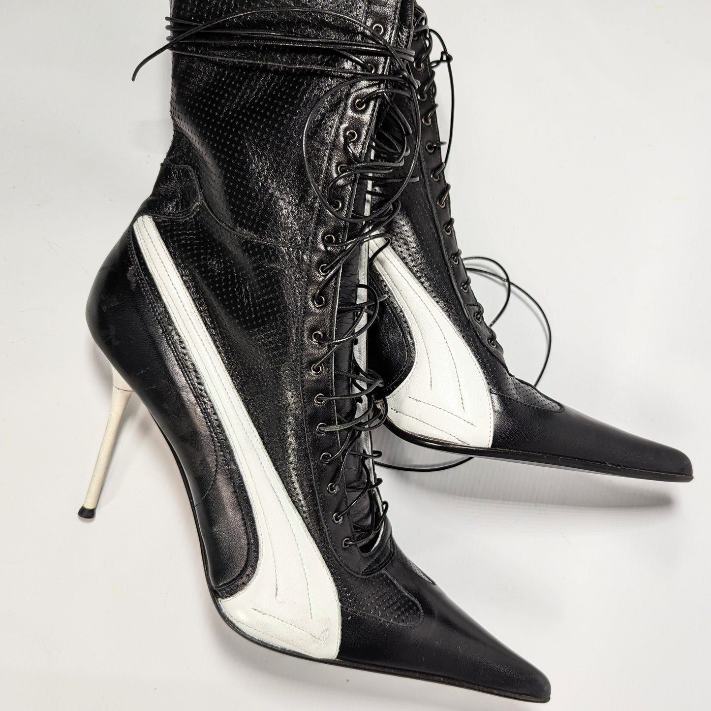 Gianmarco Lorenzi sporty lace-up boots - EU40|7UK|9US