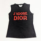 “J’adore Dior” 1947 black and red tank top