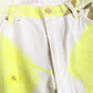 Roberto Cavalli yellow sequin jeans - M