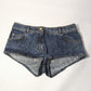 Mini Dior denim shorts by Galliano - S