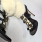 Giuseppe Zanotti fur sandals - EU37.5|UK4.5|US6.5