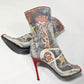 Casadei Vintage denim ankle boots - EU37|UK4|US6