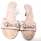 Dior by Galliano pink mules