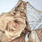 Roberto Cavalli psychedelic beige tank top