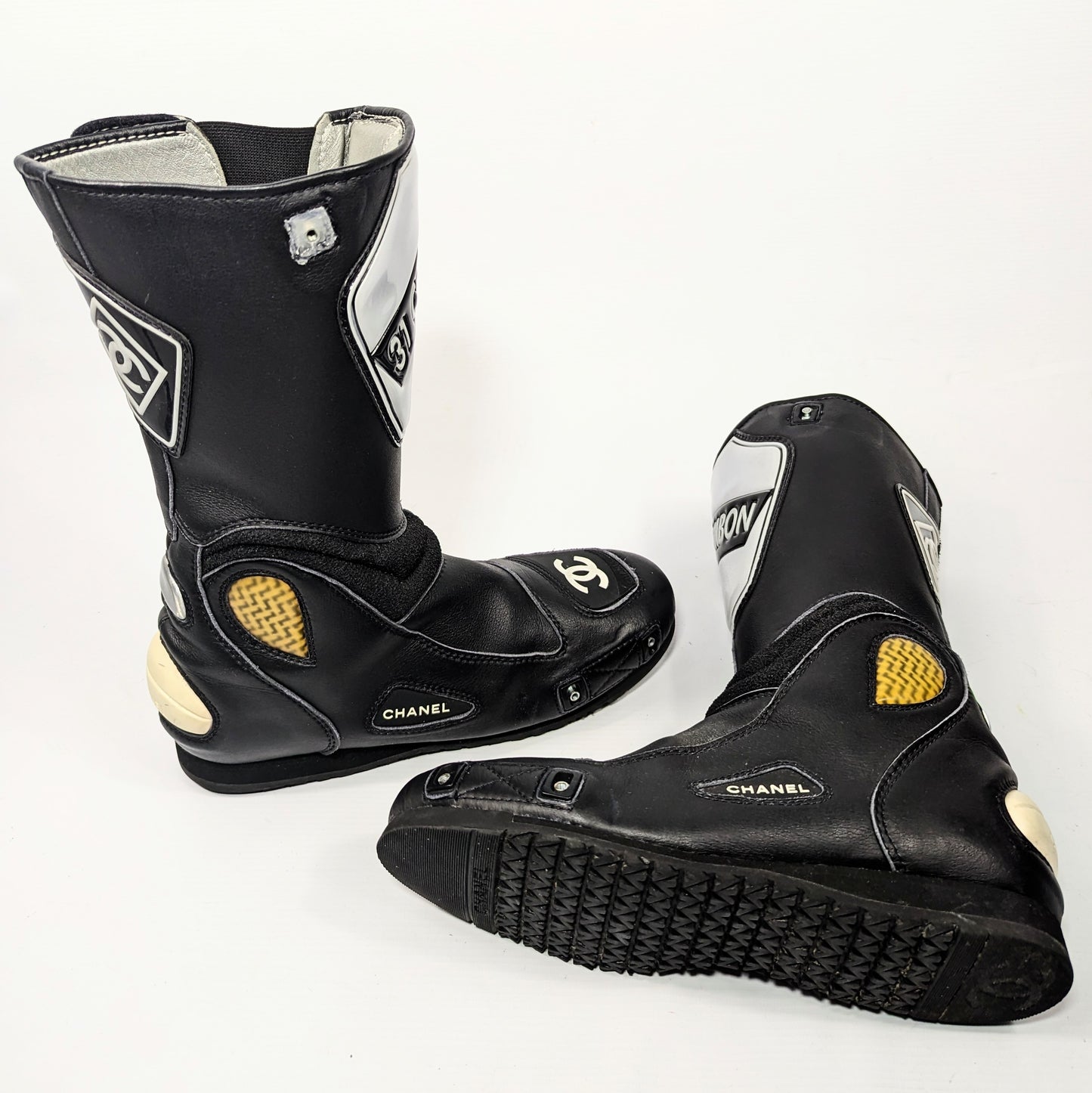 Chanel motobike boots - EU41|UK8|US10