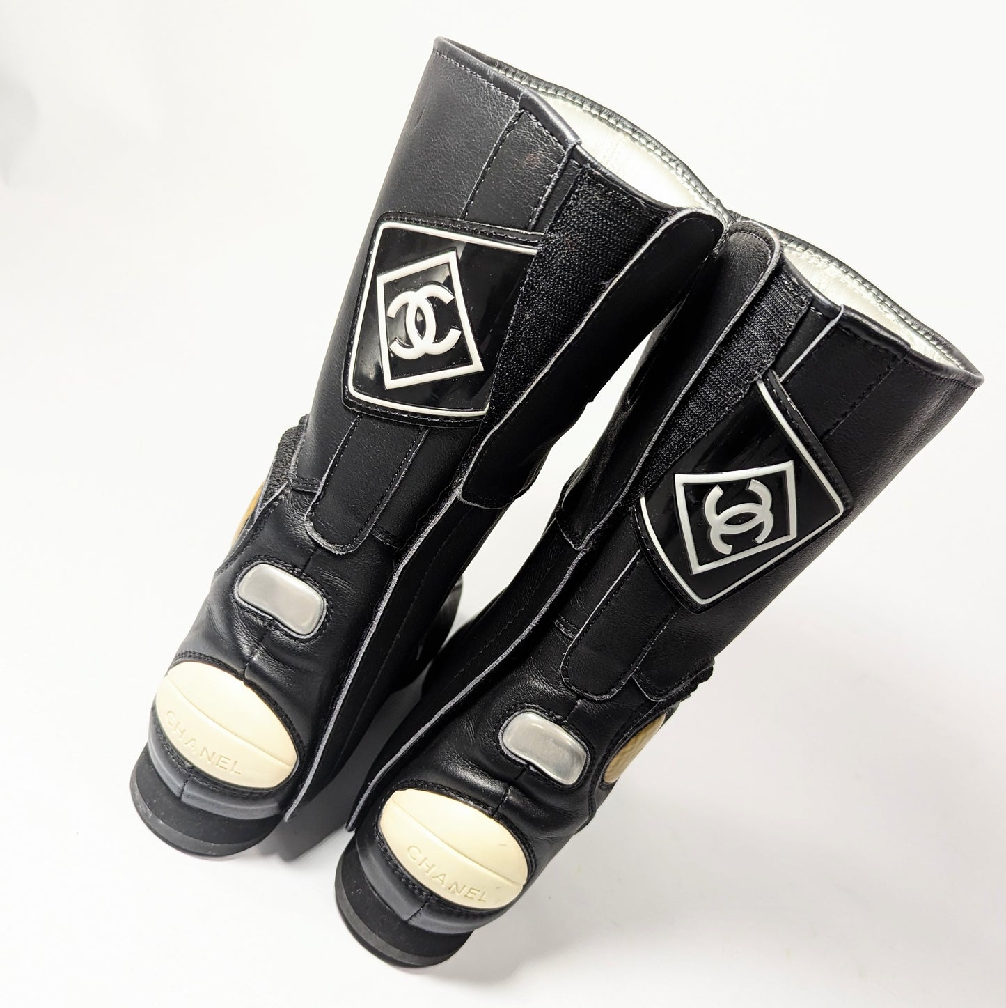 Chanel motobike boots - EU41|UK8|US10