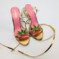 Dsquared2 "Marijuana leaf" S/S 2005 tie Sandals - EU40|7UK|9US