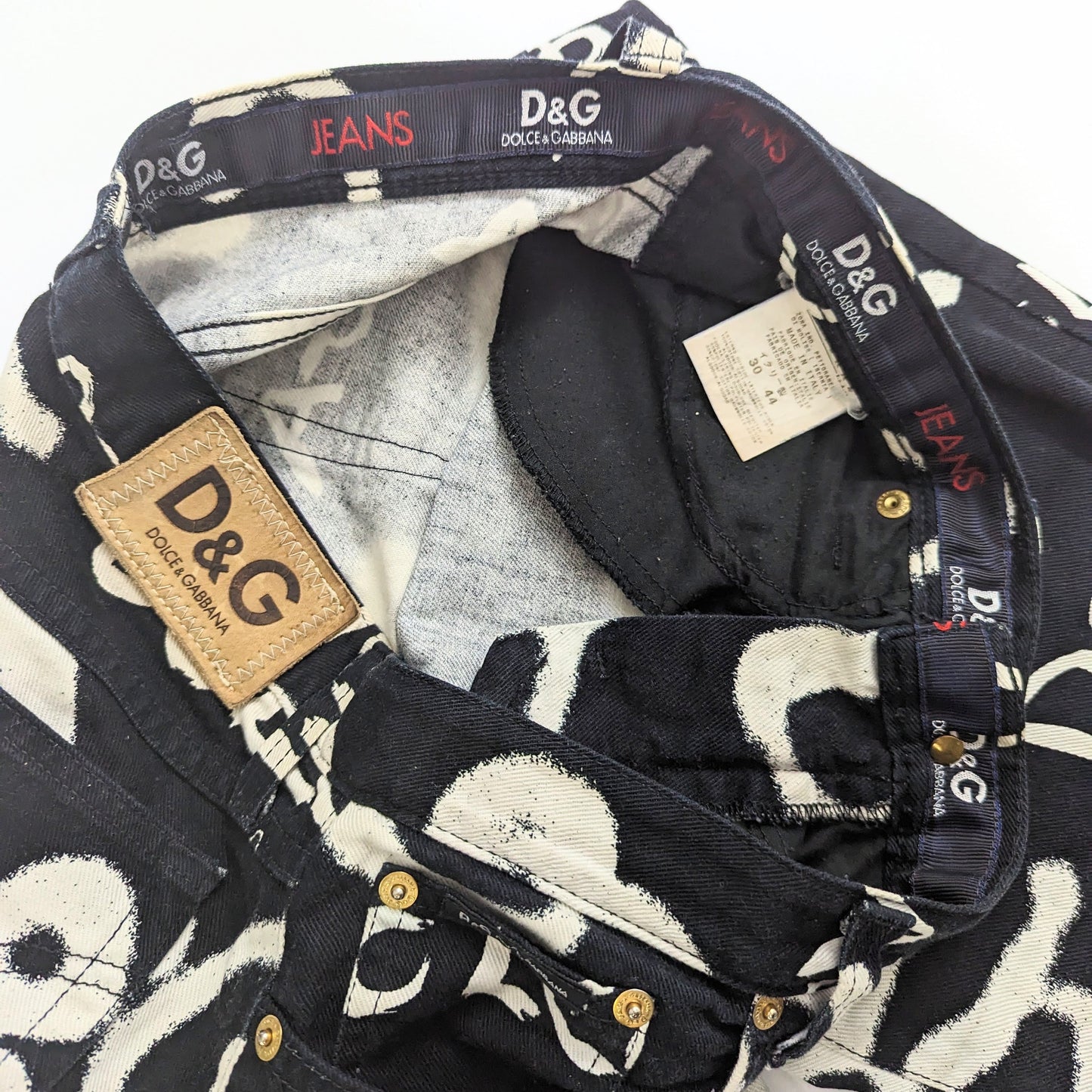 Dolce & Gabbana Graffiti Jeans - M