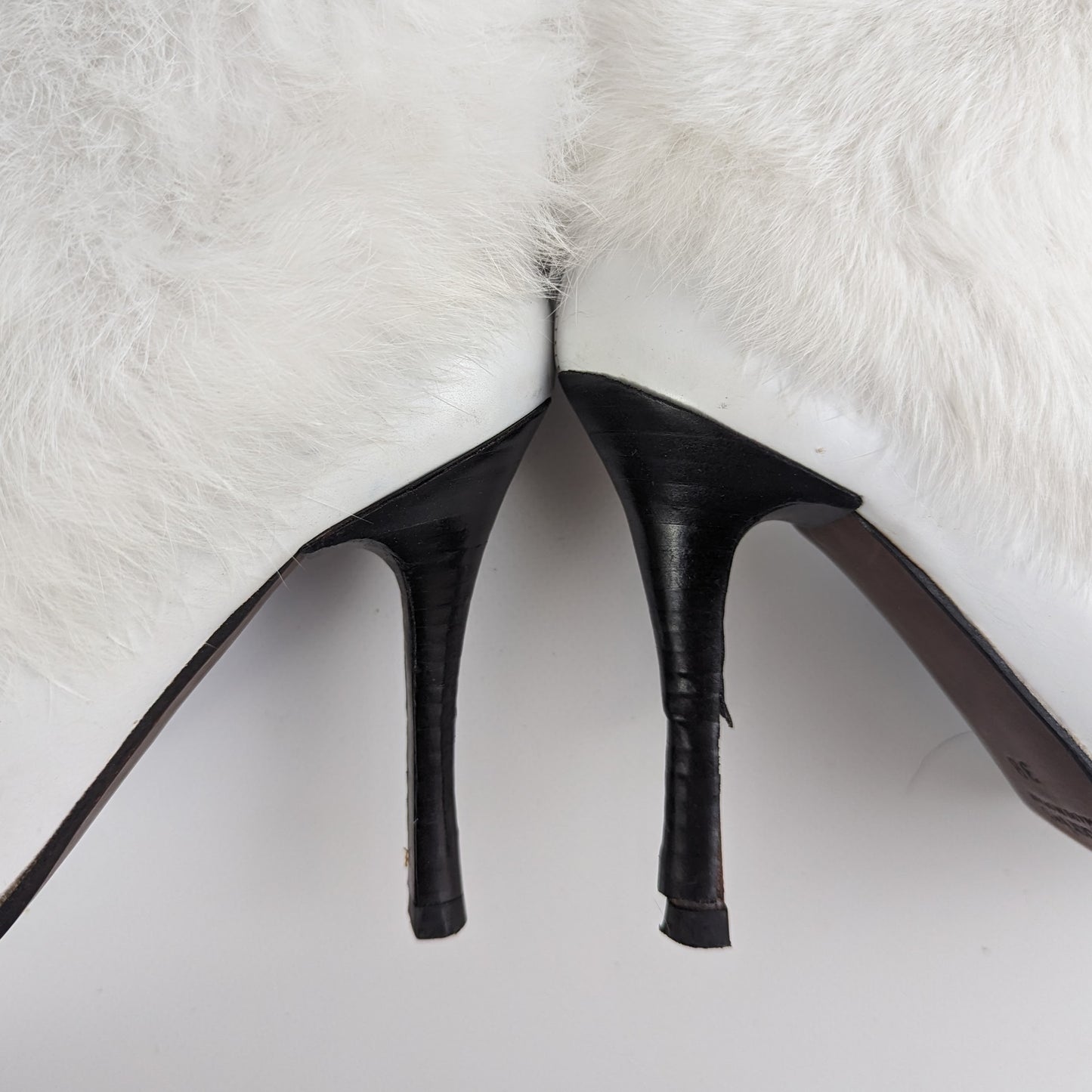 White Fur El Dantes Boots - EU38 | UK5 | US6.5