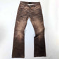 Roberto Cavalli faded Burgundy jeans trousers - S