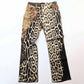 Roberto Cavalli animal print jeans - S