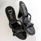 Dior wedge mules by Galliano Collection bondage F/W 2003 - EU40|7UK|9US