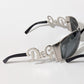 Dolce & Gabbana silver sunglasses with initial