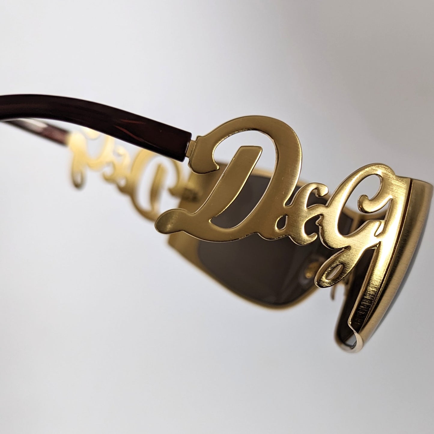 Dolce & Gabbana vintage golden initial sunglasses