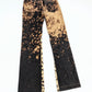 Roberto Cavalli leopard fur trompe l'oeil jeans pants - XS