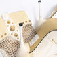 El Dantes beige leather and mesh boots - EU37|UK4|US6