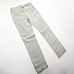 Dior jeans by Galliano decorated with a silver plaque signed “Dior” - S/M