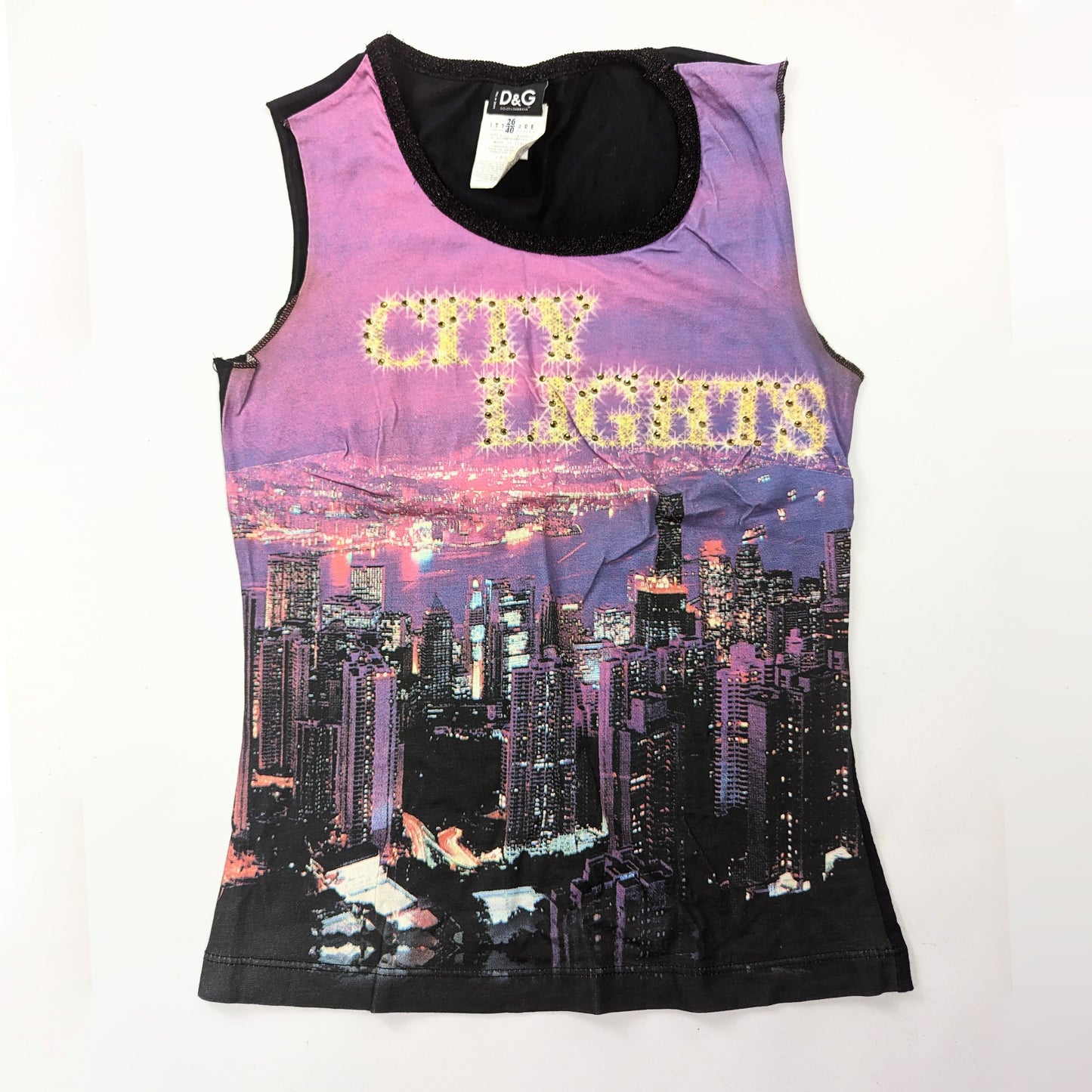 Top Dolce & Gabbana “City lights” rhinestones