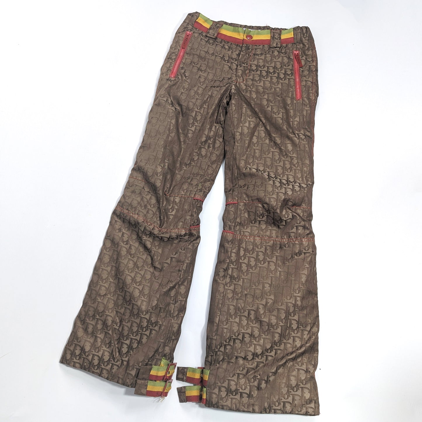 Dior by Galliano Rasta monogram pants