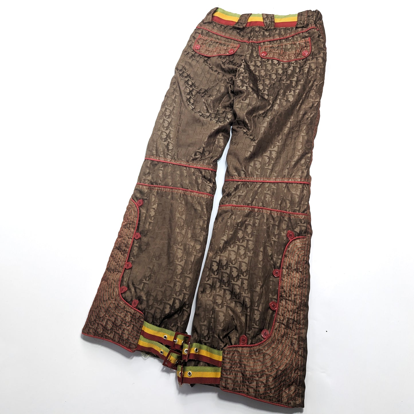 Dior by Galliano Rasta monogram pants