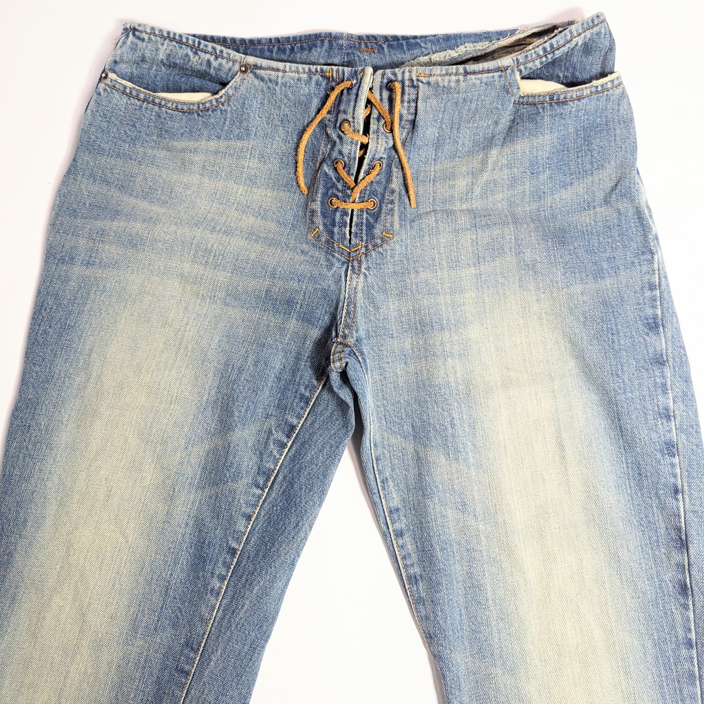 Dolce & Gabbana lace-up jeans - L