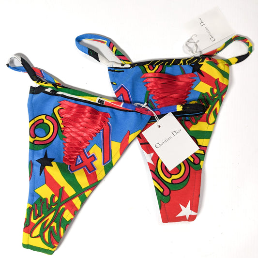 Dior rasta thong by Galliano