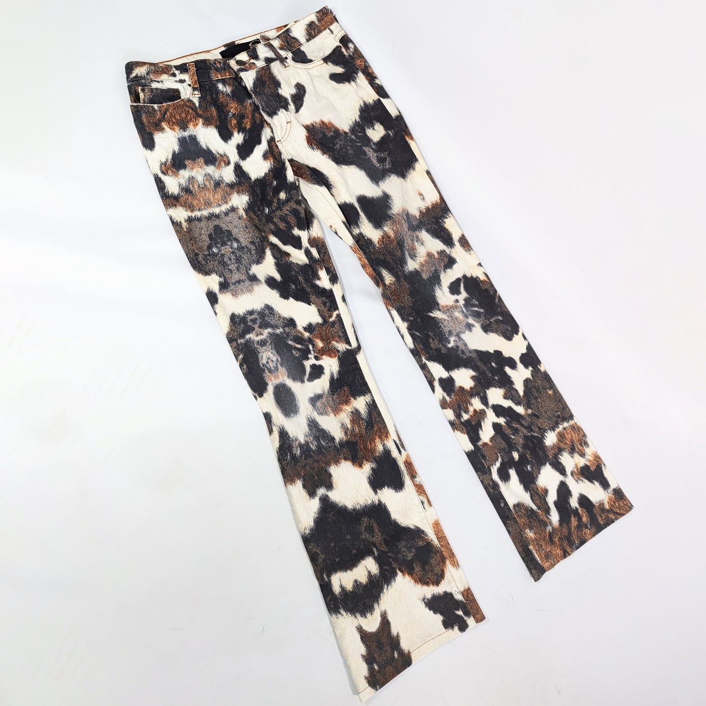 Cavalli animal print jeans - S