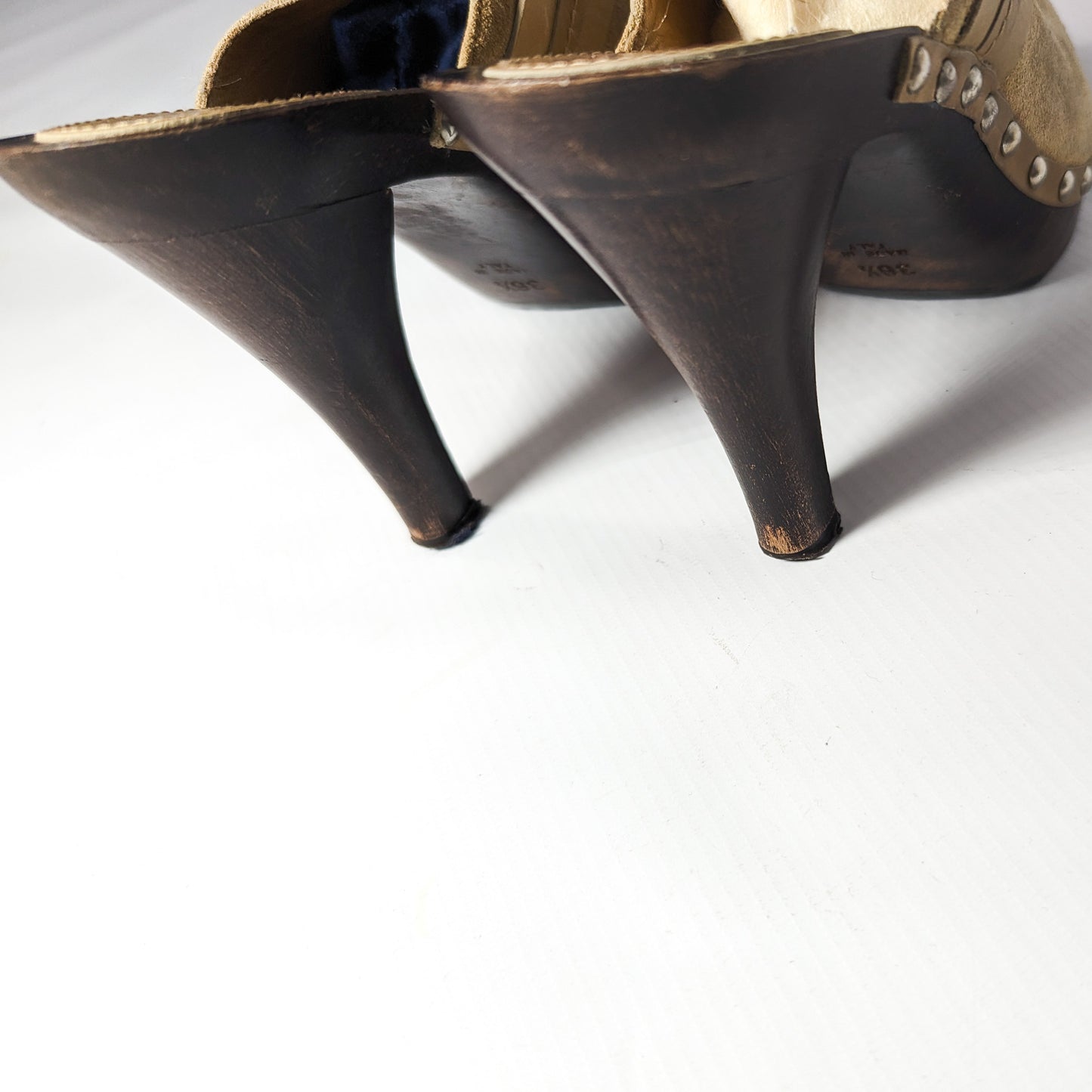 Dior Sabot Mules by Galliano "Peace and Love" - EU36.5|UK3.5|US5.5