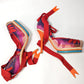 Multicolored Dior sandals by Galliano Summer 2011 - EU38|5UK|7US