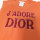 Débardeur "J'adore Dior" 1947 orange