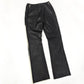 Vintage velvet and leather jeans pants - XL