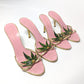 Dsquared2 "Marijuana leaf" sandals S/S 2005 - EU40|7UK|9US