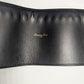 Dior by Galliano Saddle black leather corset belt