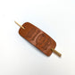 Dior leather barrette by Galliano - Hardcore F/W 2003