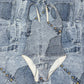 Dior by Galliano swimsuit and pareo, trompe l'oeil denim effect - S/S 2000