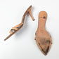 Beige Dior by Galliano Coin-Embellished Mules - EU39.5|6.5UK|8.5US