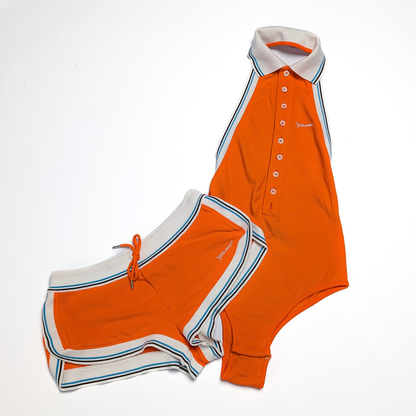 Dsquared2 orange shorts set