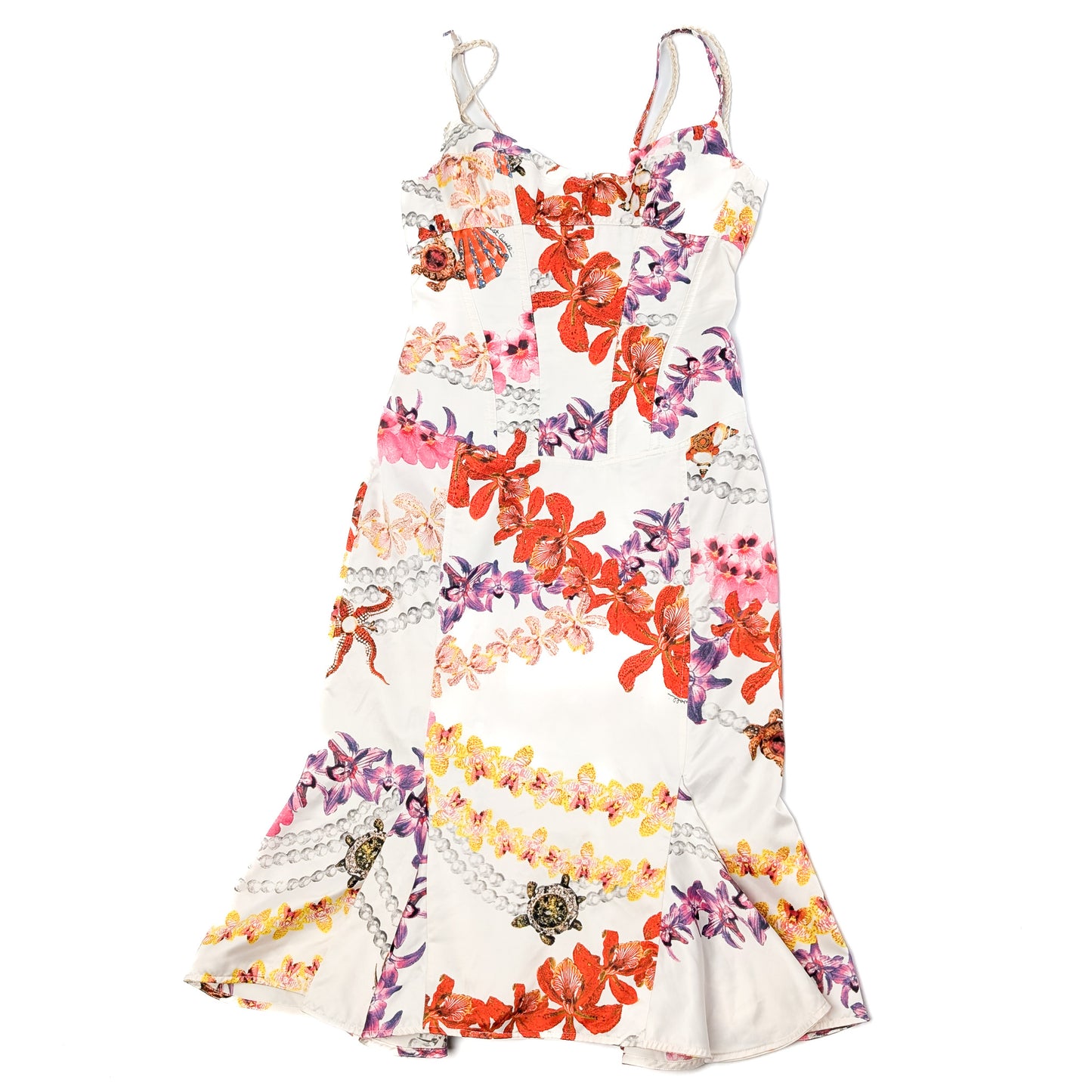 Cavalli floral pattern dress