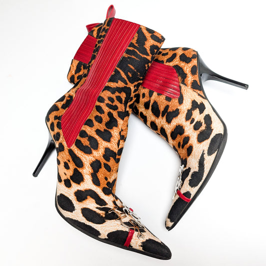 Dior by Galliano leopard boots - EU40|7UK|9US