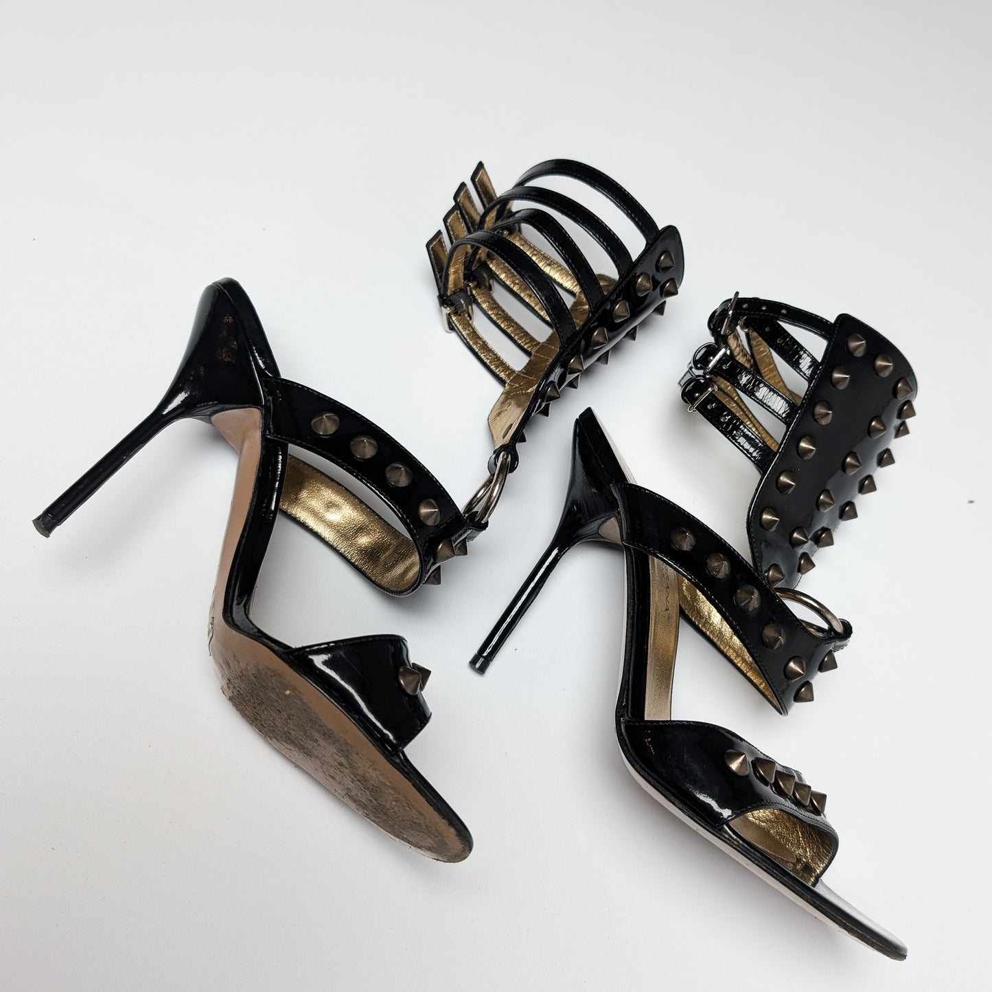 Dolce &amp; Gabbana Studded High Sandals - EU36.5|UK3.5|US5.5