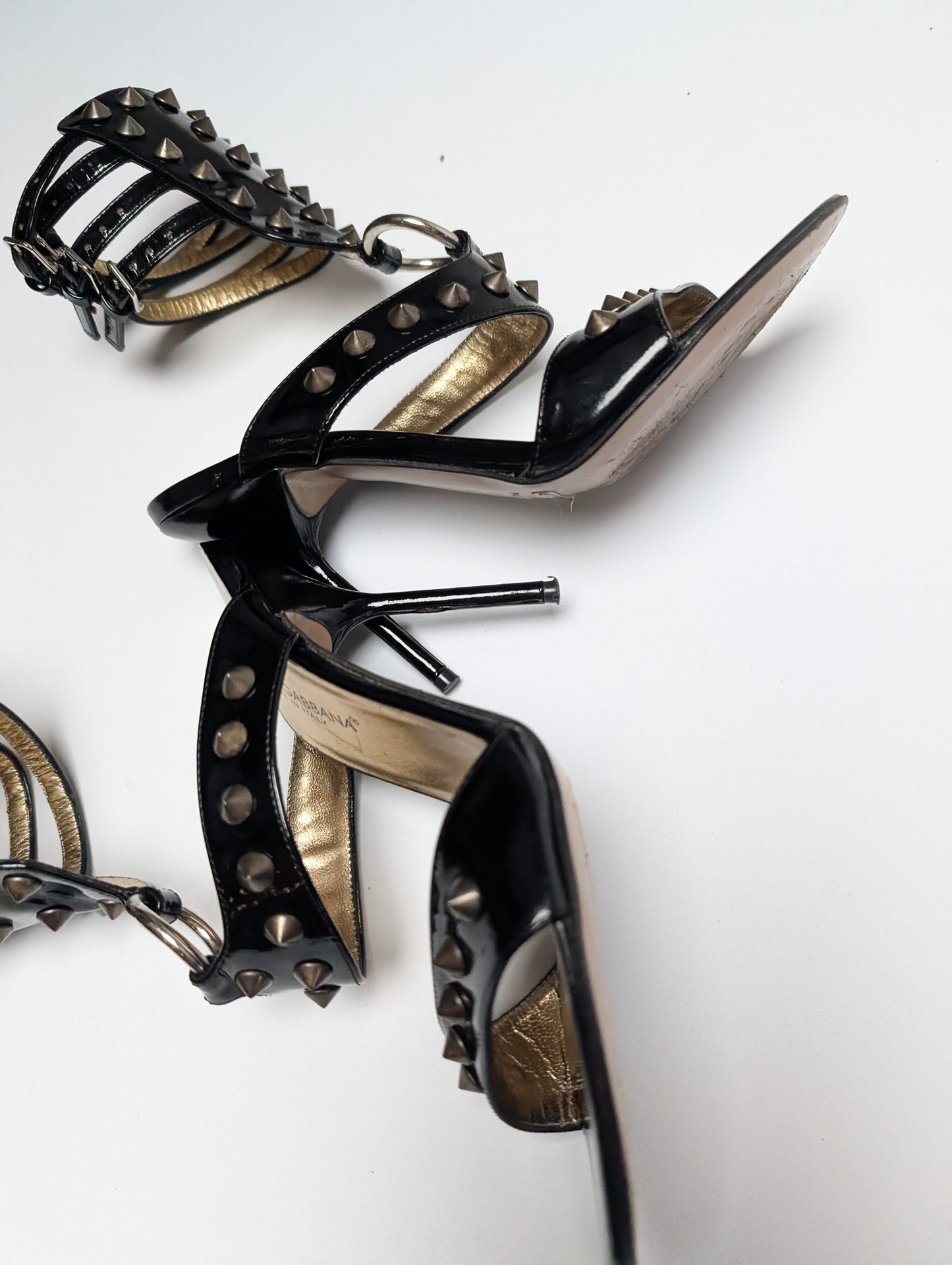 Dolce &amp; Gabbana Studded High Sandals - EU36.5|UK3.5|US5.5